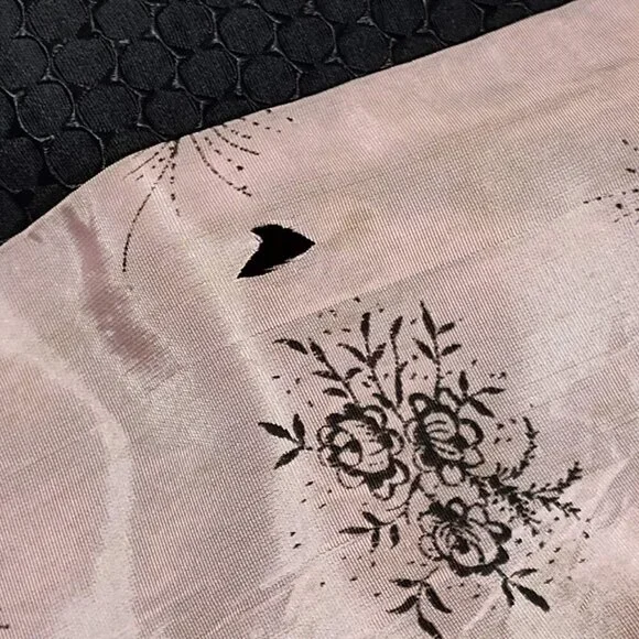 Vintage Cee -Dee Honey Comb Pattern Black Women's Cloak Size 6 ! Read Below ! - Picture 12 of 12